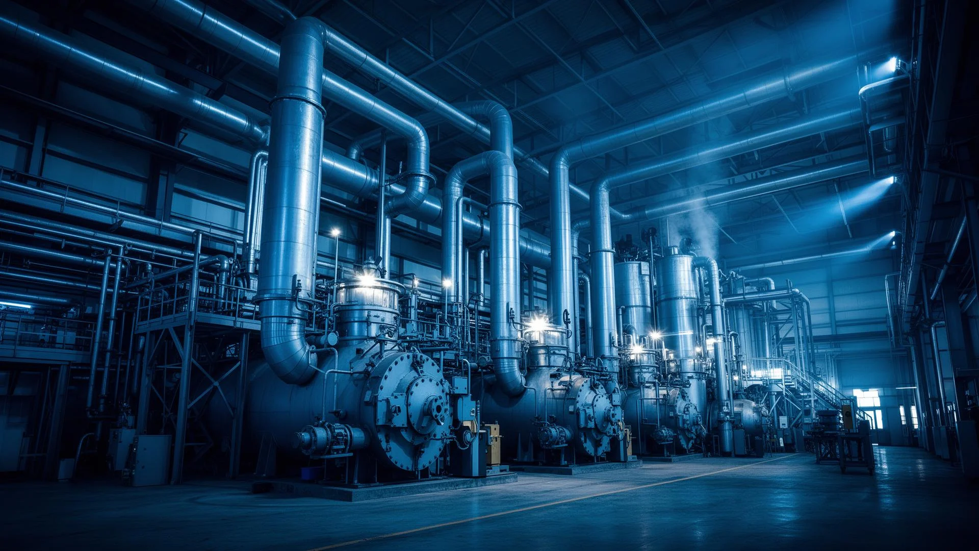 Planta industrial con sistemas térmicos CDC